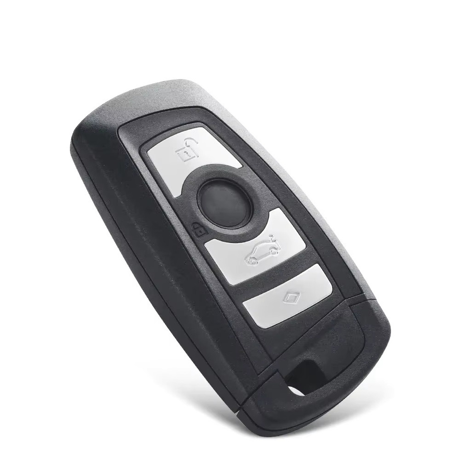 KEYYOU Auto Schlüssel Shell für BMW 3 5 7 Serie X3 X5 F10 F20 F30 F40 E90 E92 E93 CAS4 + FEM EWS5 Keyless Go in Rot und Schwarz - Bild 2
