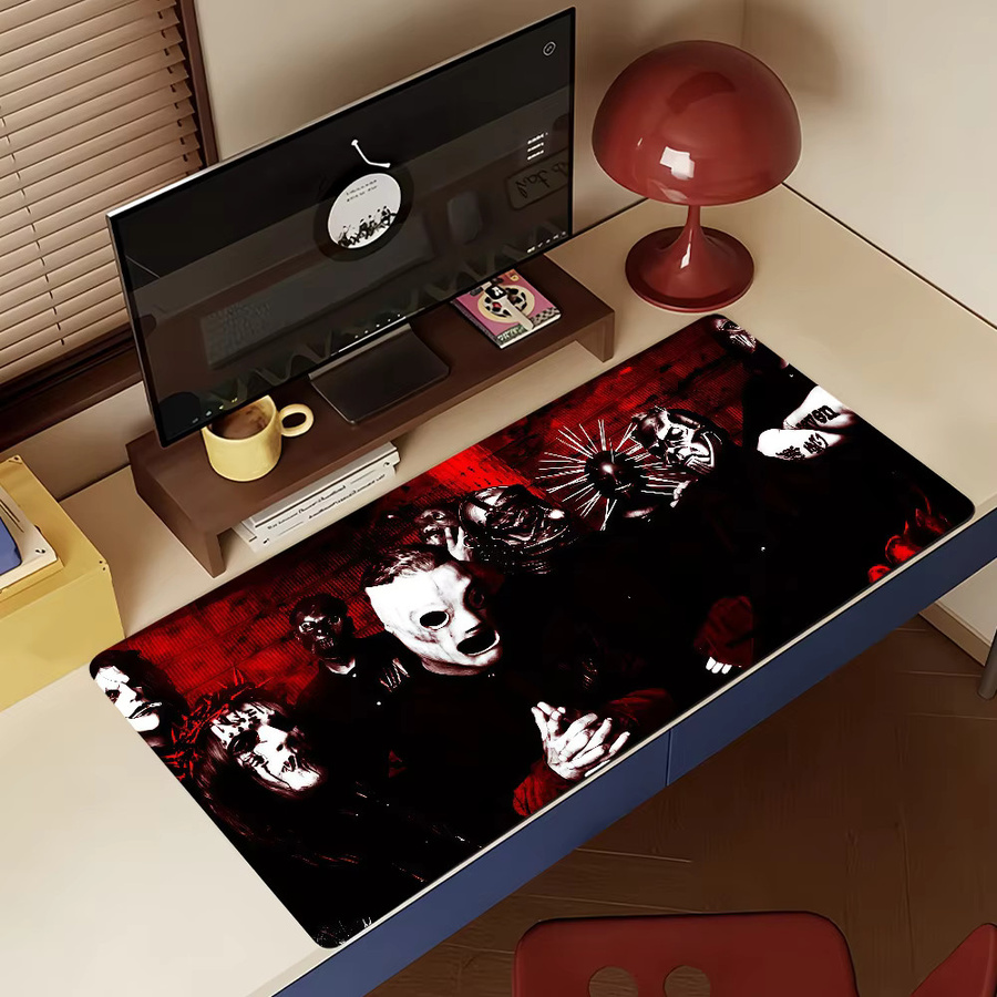 Slipknot Es Band Mauspad rutschfeste Schreibtischunterlage in Multicolour für Gamer und Büro - Bild 4