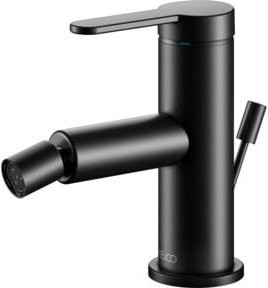 Keuco Bidet-Einhebelmischer IXMO Flat in Schwarz Matt mit Ablaufgarnitur - Bild 1