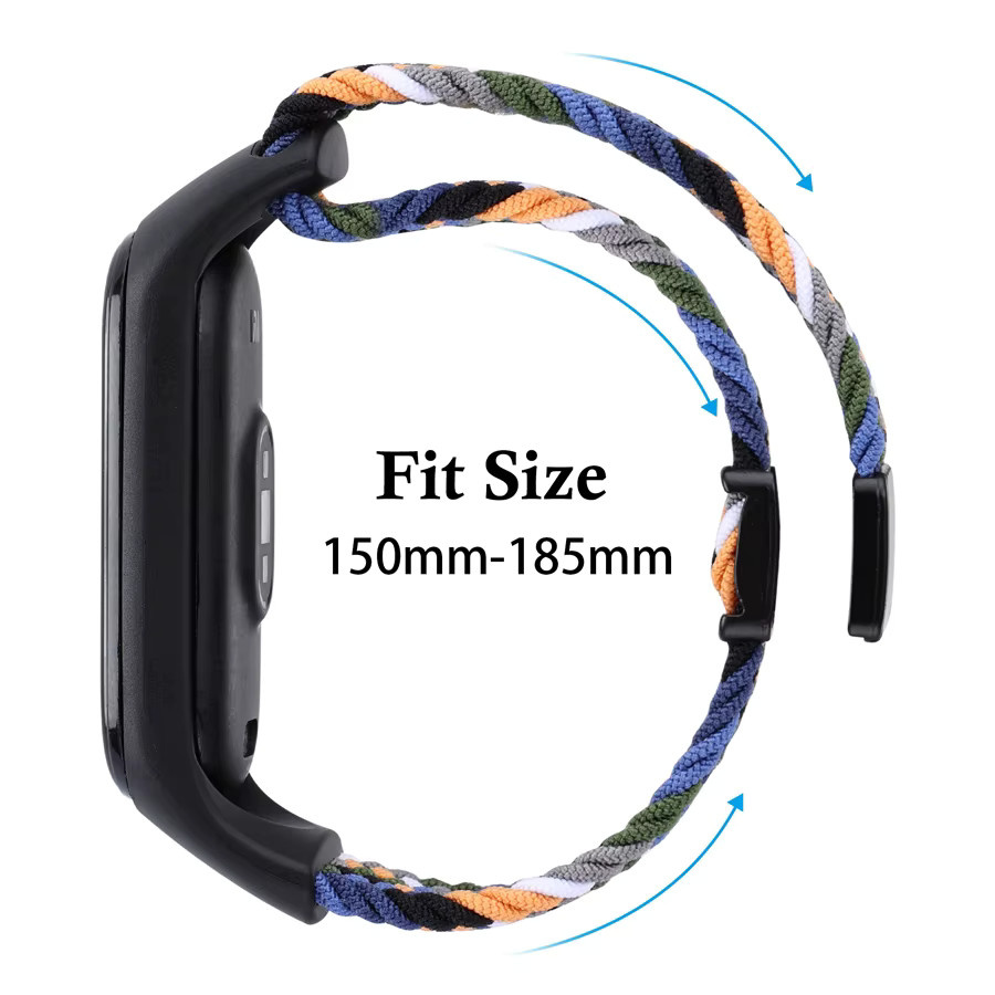 ATOPKEY Uhrenarmband Nylon, Magnetisch, geflochten, Xiaomi Mi Band 8 9 10, Unisex - Bild 2