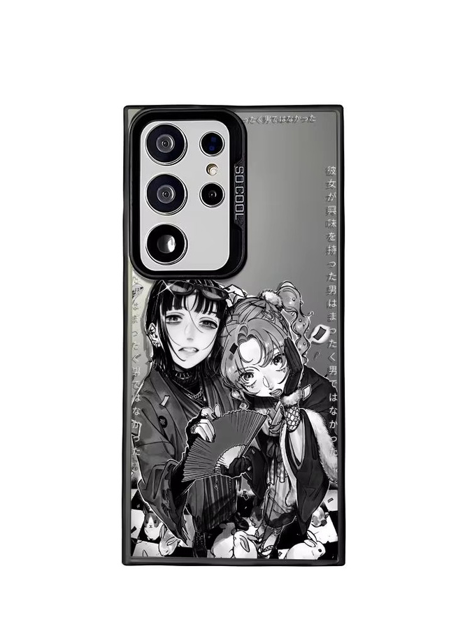 A-Aya O-Oosawa K-Koga Mitsuki Silikon Handyhülle für Samsung Galaxy S25 Edge S24 S23 S22 S21 S20 Ultra in Silber - Bild 5