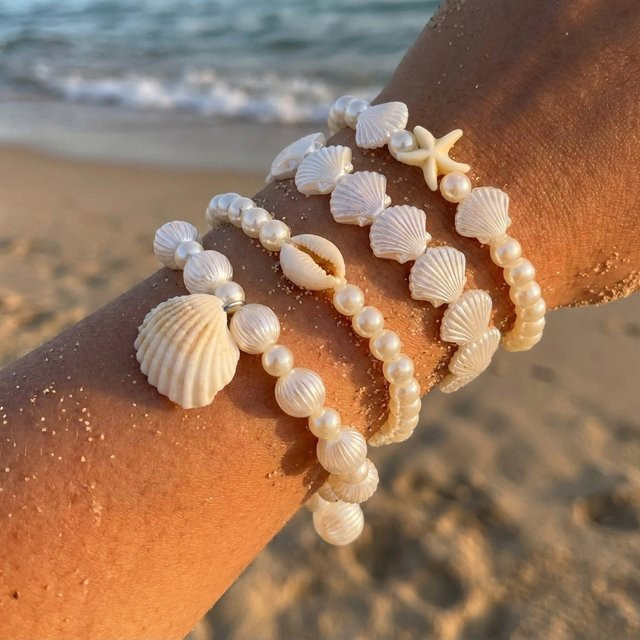 RINHOO FRIENDSHIP Armband, Perle, Weiß, Damen - Bild 1
