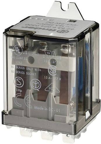 Finder Steckrelais 62.83.8.230.4009 230 V/AC 16A 3 Wechsler transparent - Bild 1