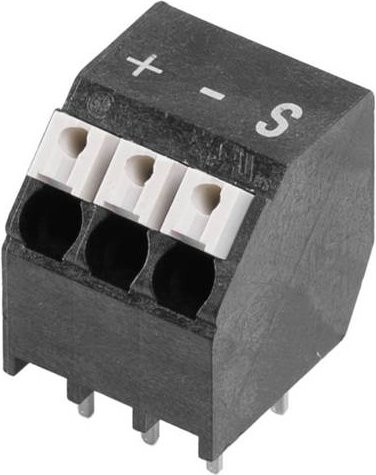 Weidmüller Leiterplattenklemme 1.5mm² Schwarz, 49 Stück - Bild 1
