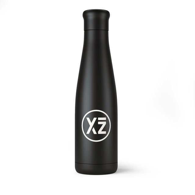 YEAZ Isolier-Trinkflasche INTENSE in Schwarz - Bild 1