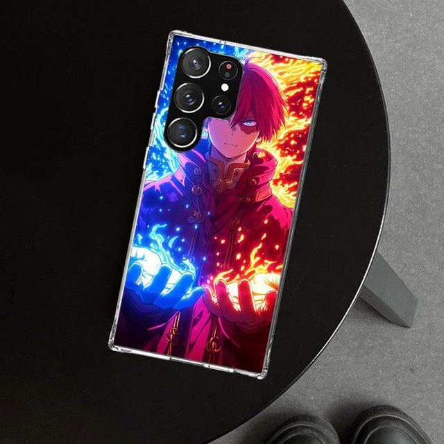 Handyhülle mit Todoroki Shoto My Hero Academia Kunst Motiv für Samsung Galaxy S25 Edge Multicolor - Bild 1