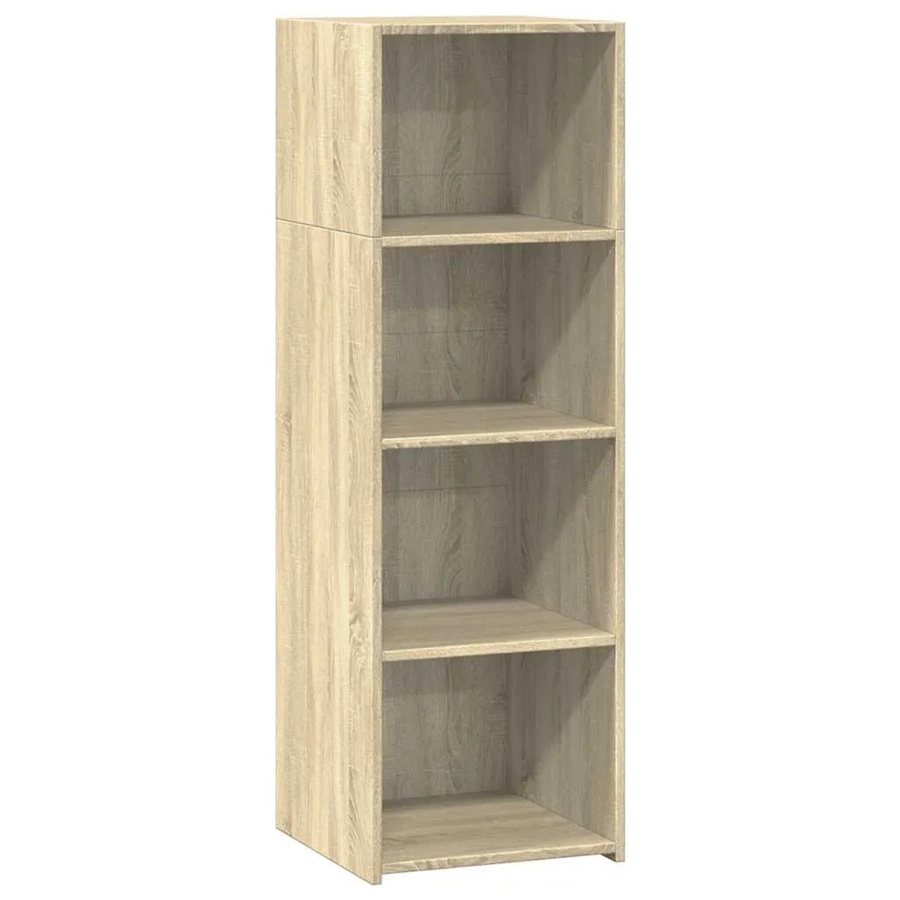 vidaXL Highboard Sonoma-Eiche in Braun aus Holzwerkstoff, B/T/H: 40 x 41 x 124 cm - Bild 2