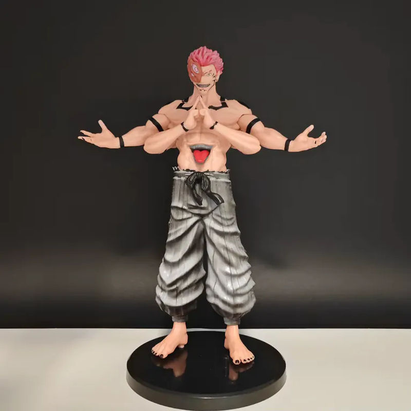 Bandai Jujutsu Kaisen Anime Figur Itadori Yuji und Ryomen Sukuna Action-Modell aus Kunststoff, mehrfarbig, Höhe: 22 cm - Bild 4