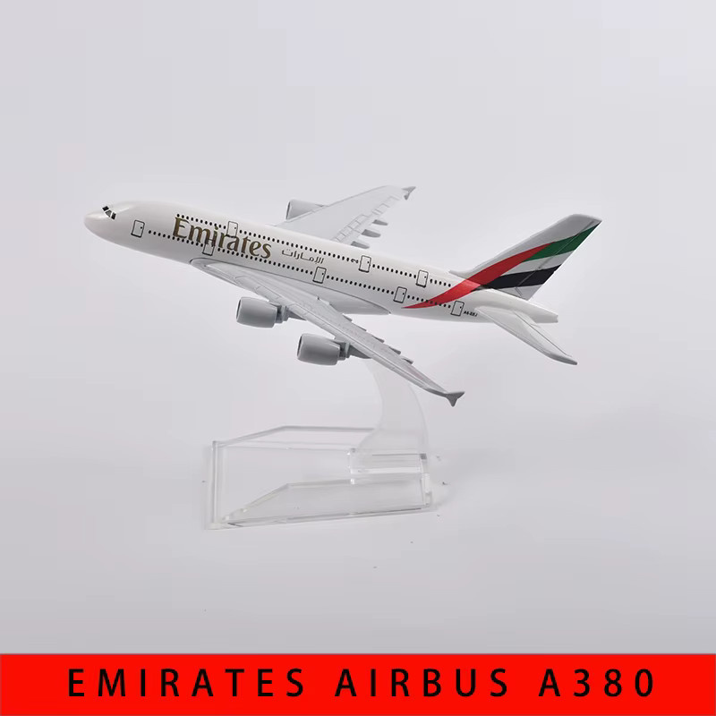 JASON TUTU Vereinigte Arabische Emirate Airline Airbus A380, Modellflugzeug, 1:400, Metall - Bild 2