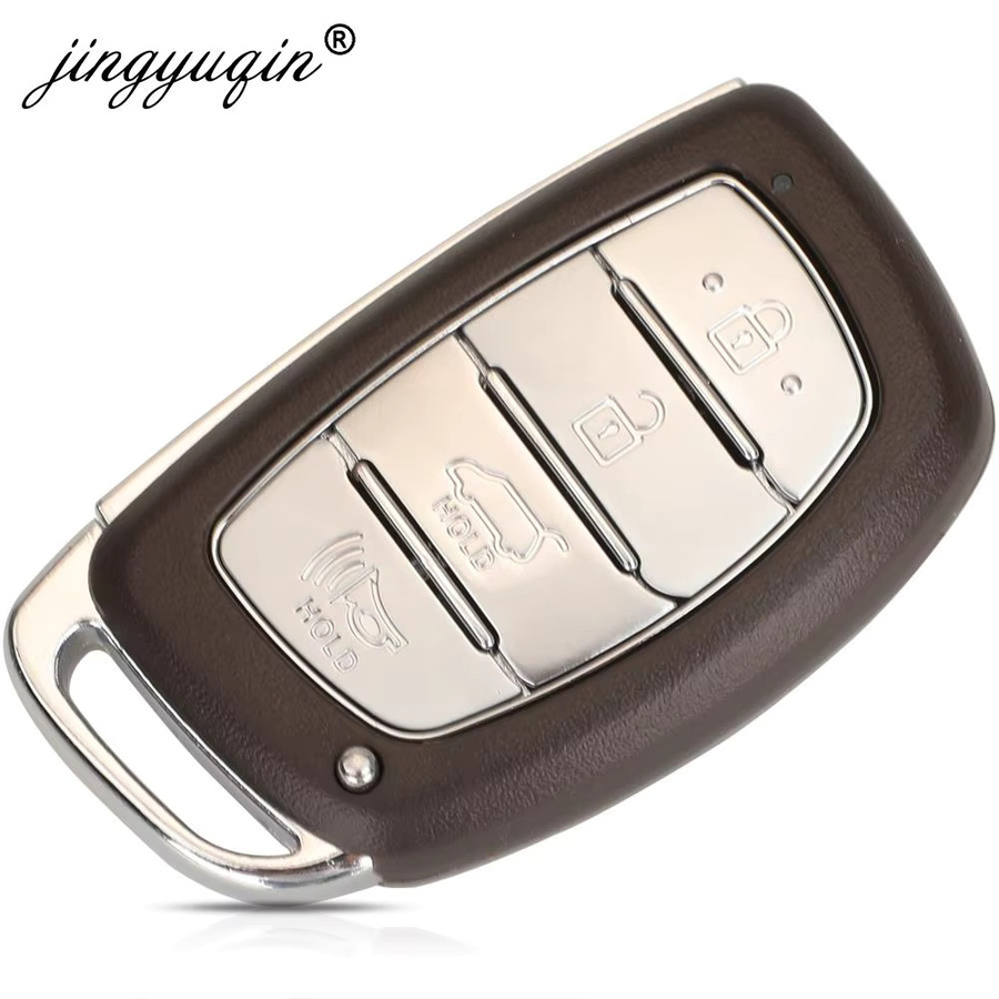Jingyuqin Auto Smart Key 433 MHz ID46 für Hyundai Tucson 2014 2015 IX35 TQ8-FOB-4F03 Proximity Keyless 4 Tasten in Schwarz - Bild 4