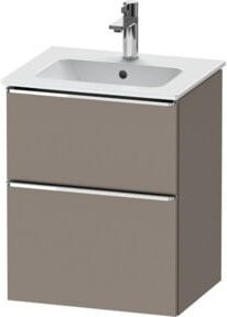 Duravit Waschtischunterschrank D-Neo wandhängend in Grau Matt, B: 51,0 cm, T: 40,2 cm, H: 62,5 cm - Bild 1