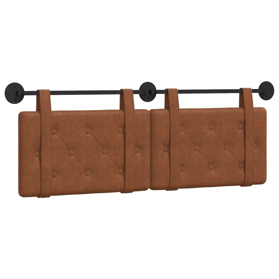 vidaXL Wandmontierte Hängevorderseite in Braun mit Antik-Look, B/H/T: 150 x 55 x 5 cm - Bild 2