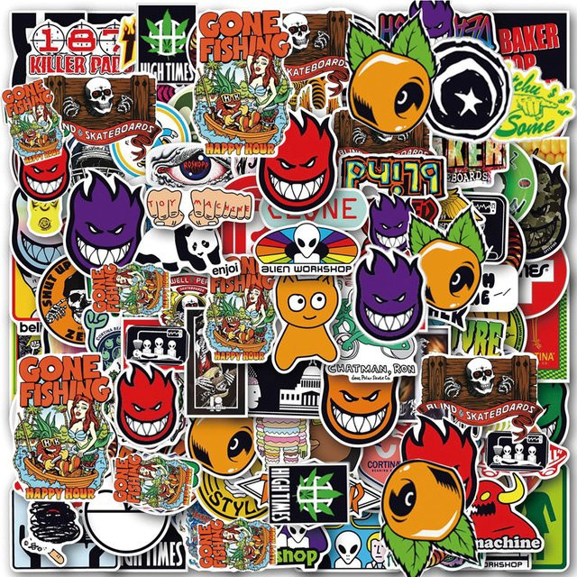 Disney Cartoon-Graffiti-Sticker, 100 Stück - Bild 1