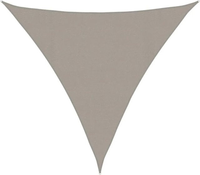 vidaXL Sonnensegel Dreieckig Hellgrau aus HDPE mit 160 g/m² - Bild 1