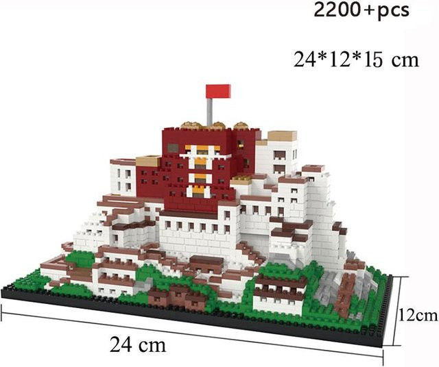Linyi toy Potala Palast, Bauklötze, Kunststoff, Bunt / Mehrfarbig - Bild 1
