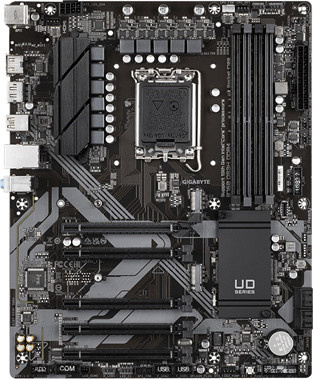 Gigabyte B760 DS3H DDR4 ATX Mainboard LGA 1700 Schwarz - Bild 1