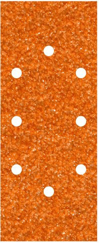 Wolfcraft Schleifstein für Exzenterschleifer aus Korund, Körnung k80, orange - Bild 1
