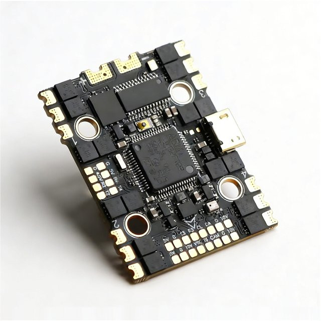 HAKRC F722 40A 2-6S 32-Bit AIO Flugcontroller mit Dual BEC in Schwarz für RC FPV Drohnen - Bild 1