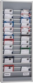 Eichner Planungstafel A5 mit 15 belegbaren Schienen, B/T/H: 554 x 1315 x 78 mm - Bild 1