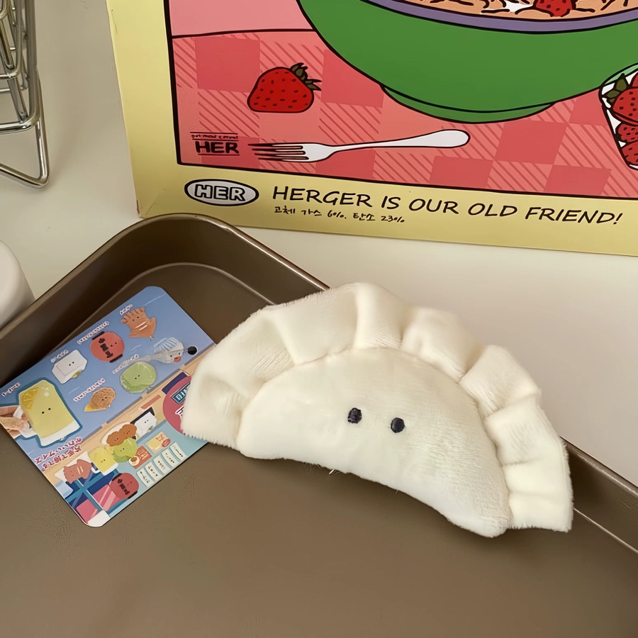 Nette Knödel Anhänger Schlüsselring, Plüsch Spielzeug, für Kinder - Bild 2