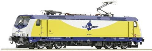 Roco H0 E-Lok ME 146-12 metronom in Gelb und Blau - Bild 1
