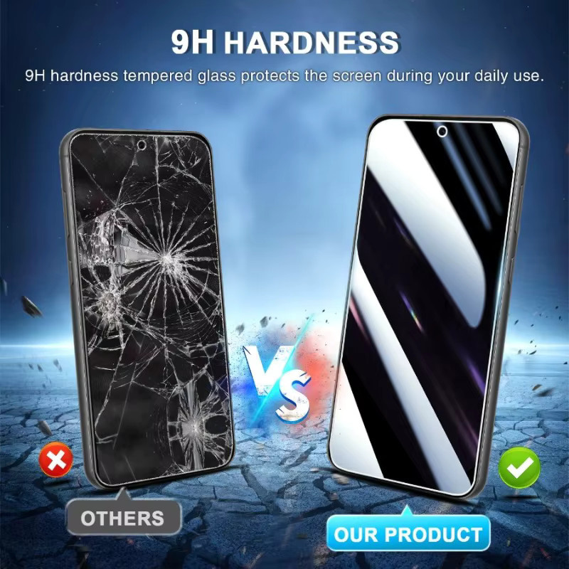 3 Stück Ultra HD Displayschutzfolien aus gehärtetem Glas für Samsung Galaxy S25 und S23 in Transparent - Bild 4