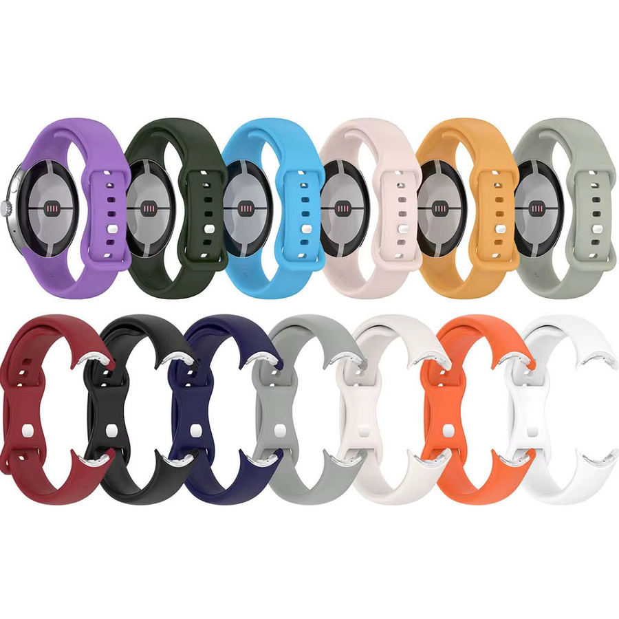 Google Silikonarmband für Pixel Watch 3 2 1, Bunt, Unisex - Bild 2