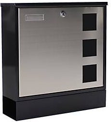 Rottner Briefkasten Design Mailbox in Schwarz - Bild 1