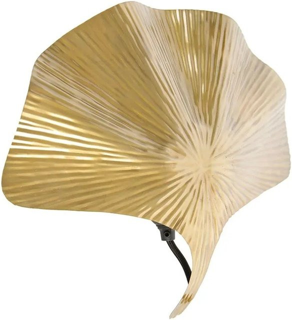 QAZQA Orientalische Wandleuchte Louka aus Messing in Gold, dimmbar, E27 - Bild 1