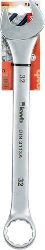 Kwb Ring-Maulschlüssel aus Chrom-Vanadium in Silber, Schlüsselweite 32 mm - Bild 1
