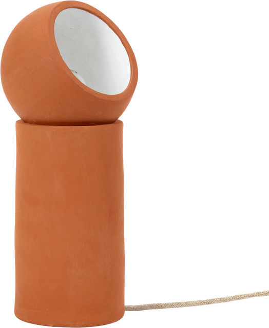 Serax Terra Tischleuchte aus Keramik in Terrakotta Rot mit zeitgenössischem Design - Bild 1
