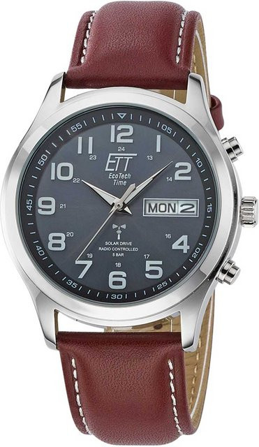 ETT Armbanduhr Solar, Edelstahl, 40 mm, Herren - Bild 1