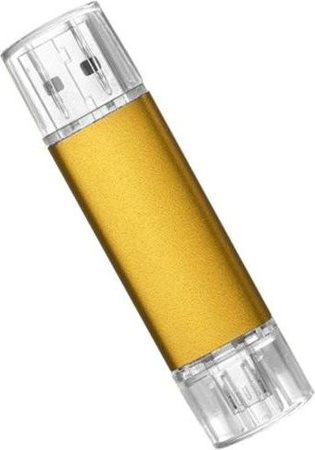 Linkee Micro USB 2.0 OTG Flash Drive USB-Stick mit 256 GB in Gelb