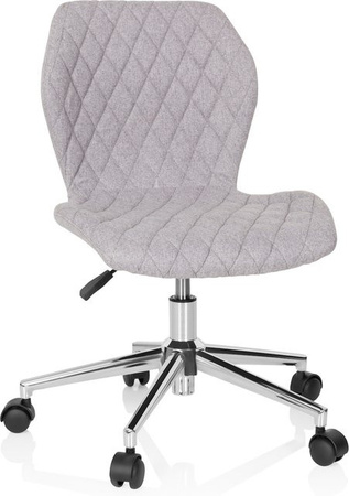 hjh OFFICE Kinderdrehstuhl JOY II in Grau, Stoffbezug, ohne Armlehnen