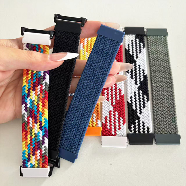 Uhrenarmband Nylon, geflochten, bunt, Unisex - Bild 1
