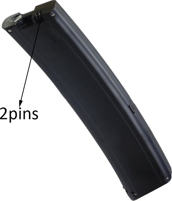 Faltbare 36V E-Bike-Batterie 10,4Ah in Schwarz für Hiland, Sanford, Fischer, Chrisson und Ducati Stadt- und Faltrad-E-Bikes - Bild 1