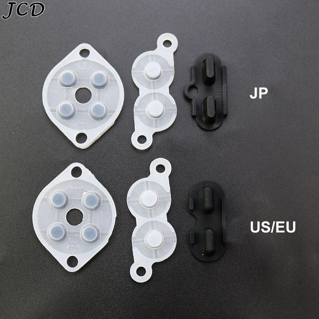 JCD 5er Set Silikon-Leitfähige Tasten und D-Pad Pads für NES/FC Controller JP/EU/US Versionen - Bild 1