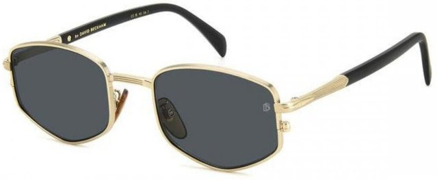 David Beckham DB 1129 S Sonnenbrille, Herren, Vollrand, Square, Metall, Gold - Bild 1