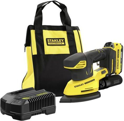 Stanley Akku-Deltaschleifer SFMCW221D1S-QW 18V in Schwarz-Gelb inklusive Akku und Ladegerät - Bild 1