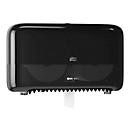 Tork Doppelrollenspender 558048 für hülsenloses Midi Toilettenpapier, Schwarz, Kunststoff, B: 36,0 cm, T: 13,0 cm, H: 20,7 cm - Bild 2
