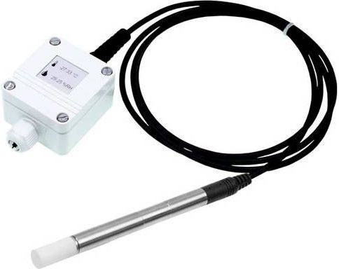 B + B Thermo-Technik Pendelfühler 0551 3131 in Weiß für -40 bis +125°C und 0 bis 100% rF - Bild 1