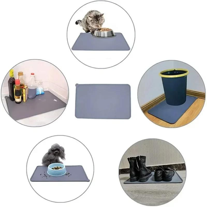 Wasserdichte Silikon Haustiermatte für Hund und Katze in Rosa von Yiran Furniture - Bild 3