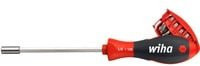 Wiha Magazin-Bithalter mit 9-teiligem Bit-Set, magnetisch, Schwarz-Rot - Bild 1