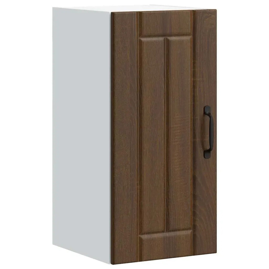 vidaXL Küchen-Hängeschrank Lucca in Braun Eichen-Optik mit Glastüren, B/T/H: 60,0 x 30,0 x 31,0 cm - Bild 2
