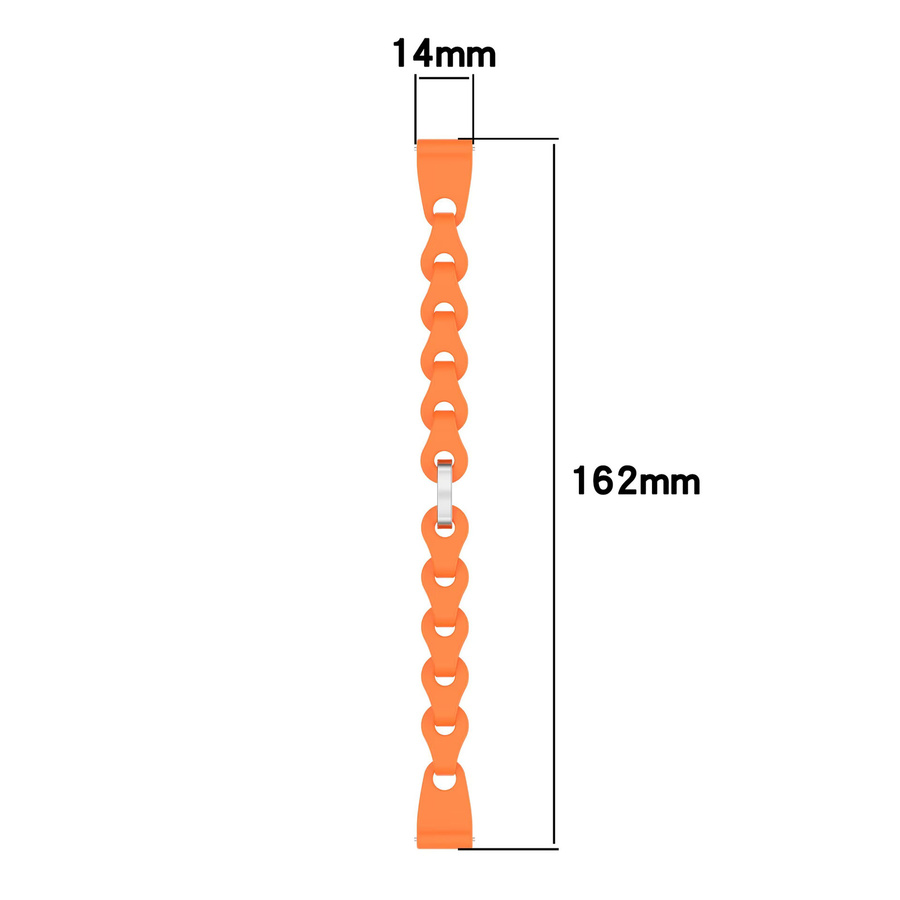 Uhrenarmband Silikon, Edelstahl, Bunt, Damen, für Xiaomi Mi Band 8 9 10 - Bild 3