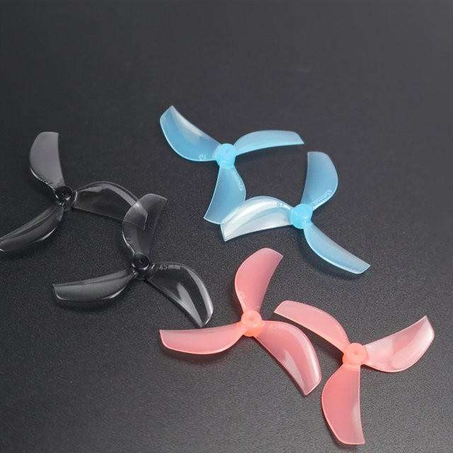 Gemfan 45mm 3-Blatt PC-Lüfter, 8 Stück, für RC FPV Racing Drone Mini 1,8 Zoll Freiflug - Bild 1