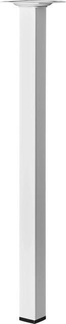 Hettich Tischbein Weiß H x B x T: 40 x 2,5 x 2,5 cm - Bild 1