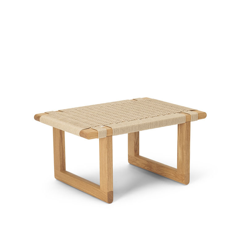 Carl Hansen & Søn And Son BM0489 Tischbank aus Eiche mit beiger Papierkordel-Sitzfläche - Bild 2