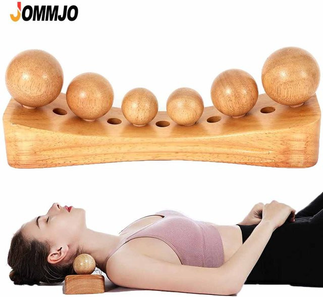 JOMMJO Triggerpunkt-Massagegerät aus Holz - Bild 1