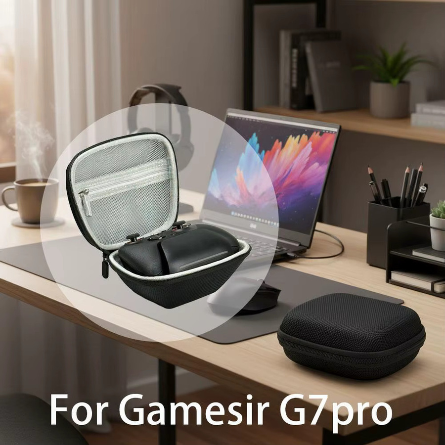 GameSir G7 Pro Tragetasche für Gaming-Controller, schwarze EVA Hartschalen-Aufbewahrungstasche - Bild 2